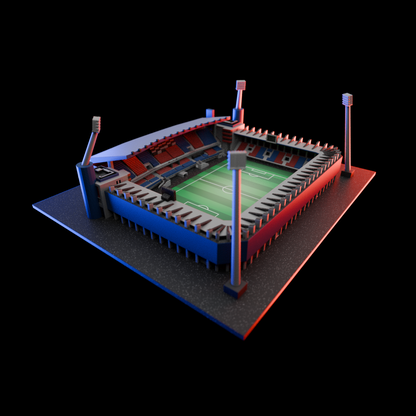 Barevný 3D model Doosan Areny FC Viktoria Plzeň – StadiArt 3D – pohled 2