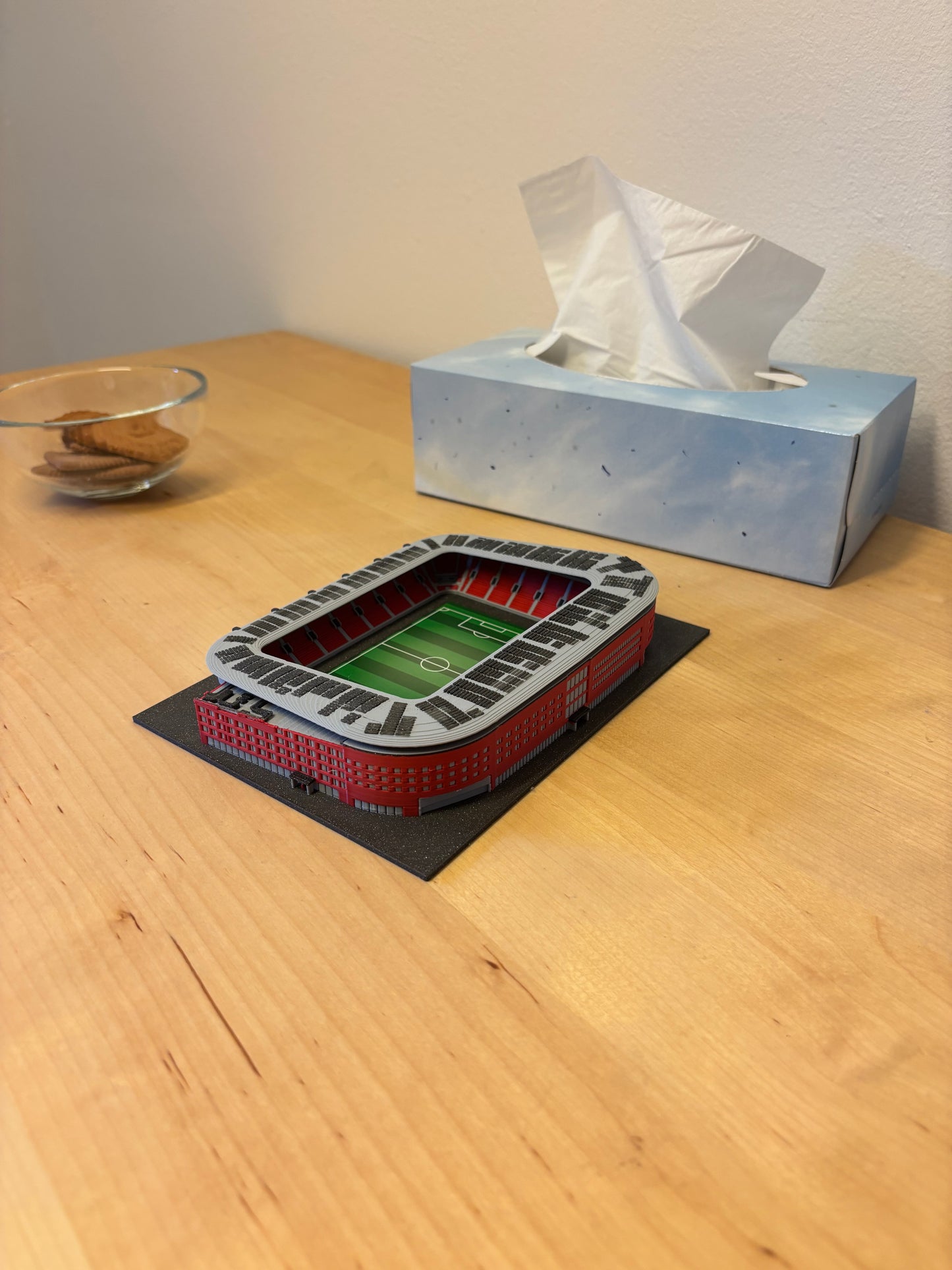 Barevný 3D model Fortuna Areny SK Slavia Praha – Eden COLORED – StadiArt 3D – pohled 10