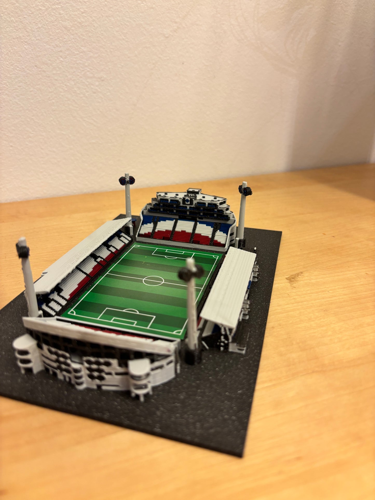 Barevný 3D model Androva stadionu Sigma Olomouc – StadiArt 3D – pohled 5