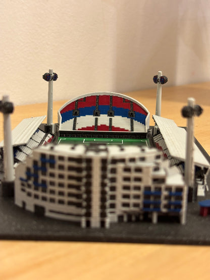 Barevný 3D model Androva stadionu Sigma Olomouc – StadiArt 3D – pohled 7
