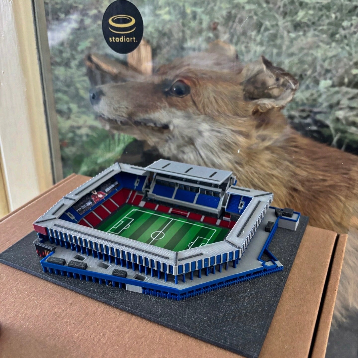 Barevný 3D model EPET ARENY AC Sparta Praha – Letná COLORED – StadiArt 3D – pohled 3