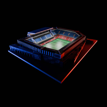 Barevný 3D model EPET ARENY AC Sparta Praha – Letná COLORED – StadiArt 3D – pohled 4