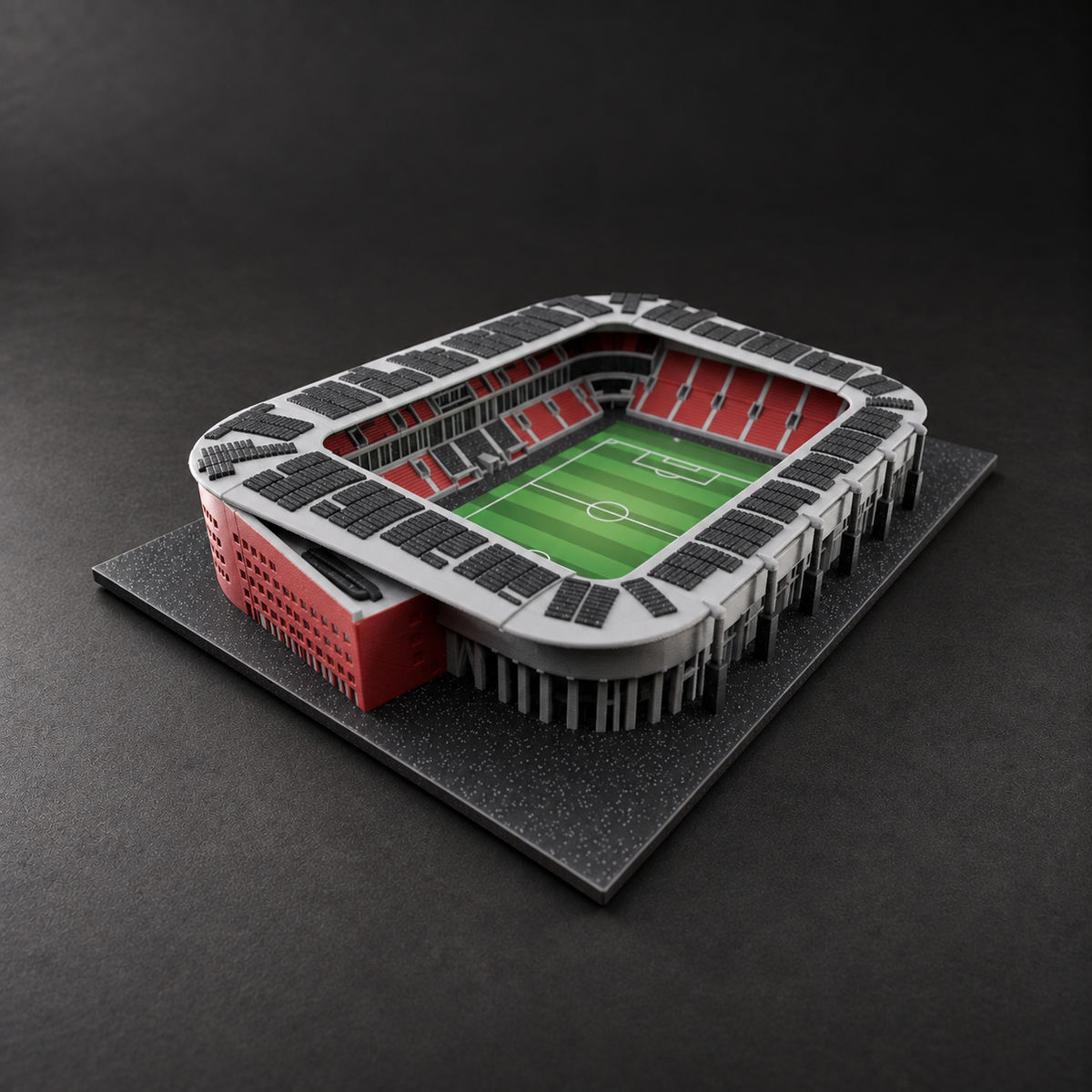 Eden – Farbiges 3D-Stadionmodell – Ansicht 1