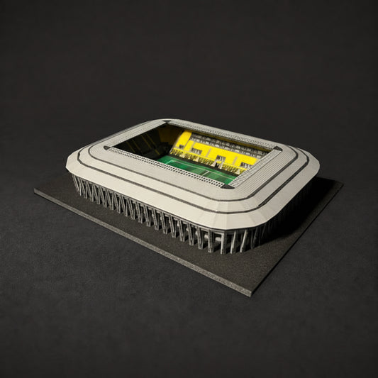 Rudolf-Harbig-Stadion – Maqueta 3D a color