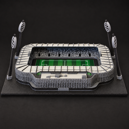 Malšovická Arena – Farbiges 3D-Stadionmodell – Ansicht 2