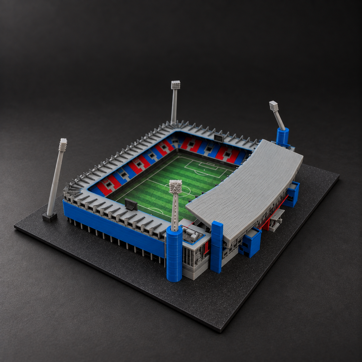 Doosan Arena – Farbiges 3D-Stadionmodell