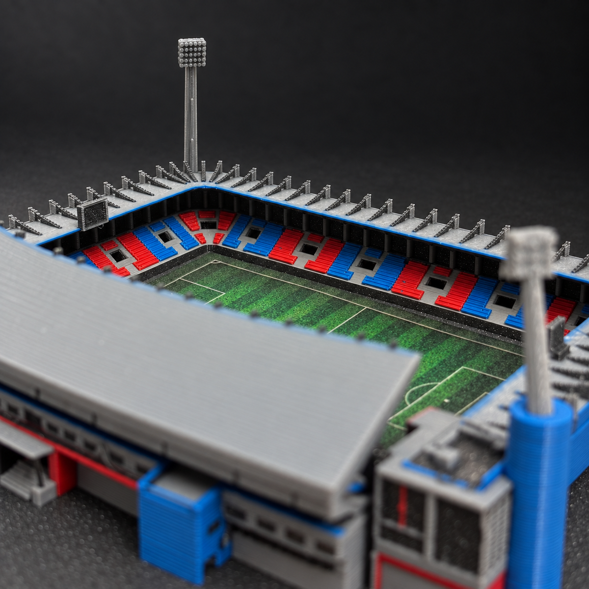 Doosan Arena – Farbiges 3D-Stadionmodell