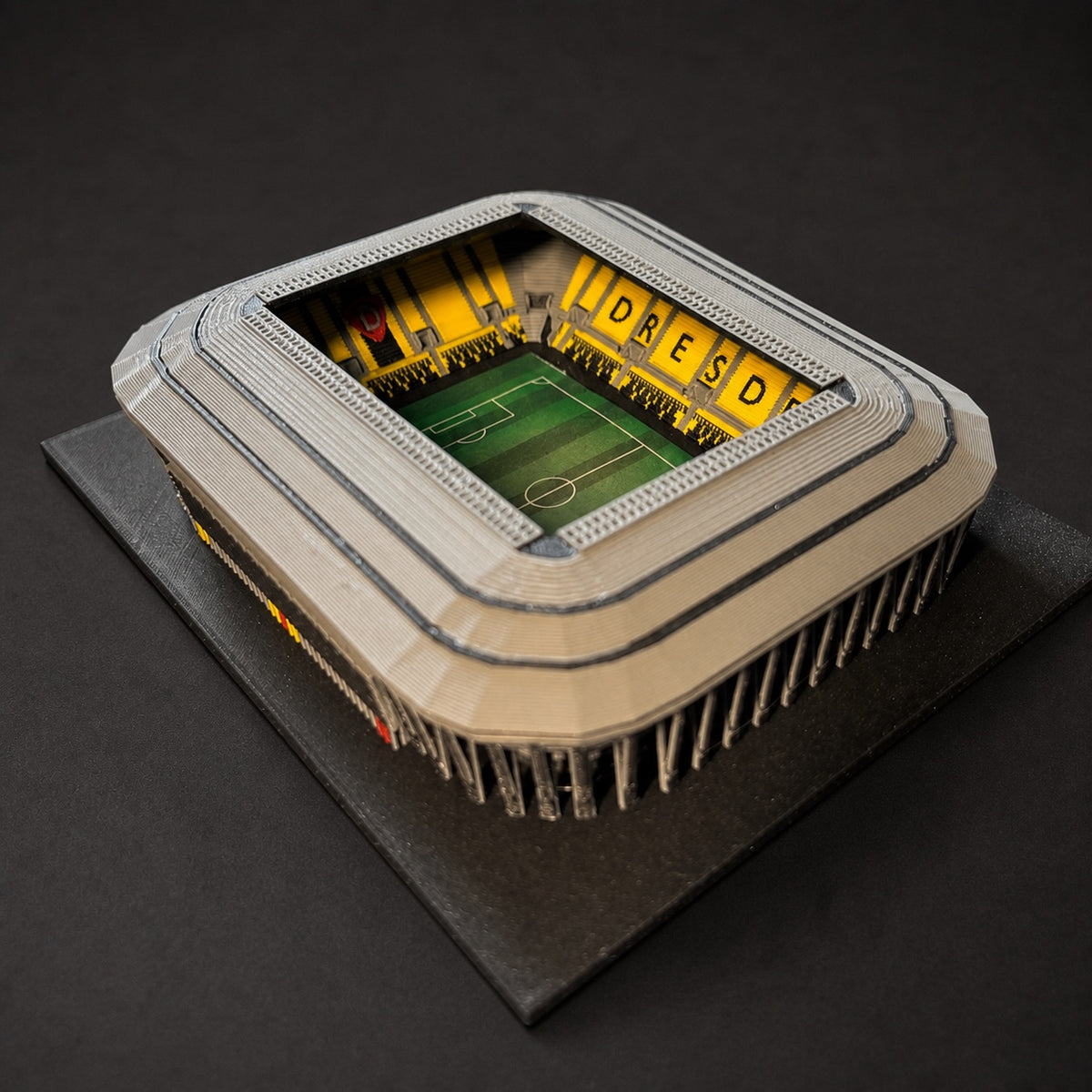 Detalle de la maqueta: Rudolf-Harbig-Stadion