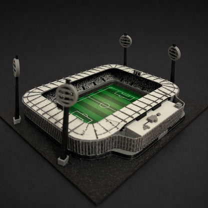 Barevný 3D model Malšovické Arény FC Hradec Králové – StadiArt 3D – pohled 6